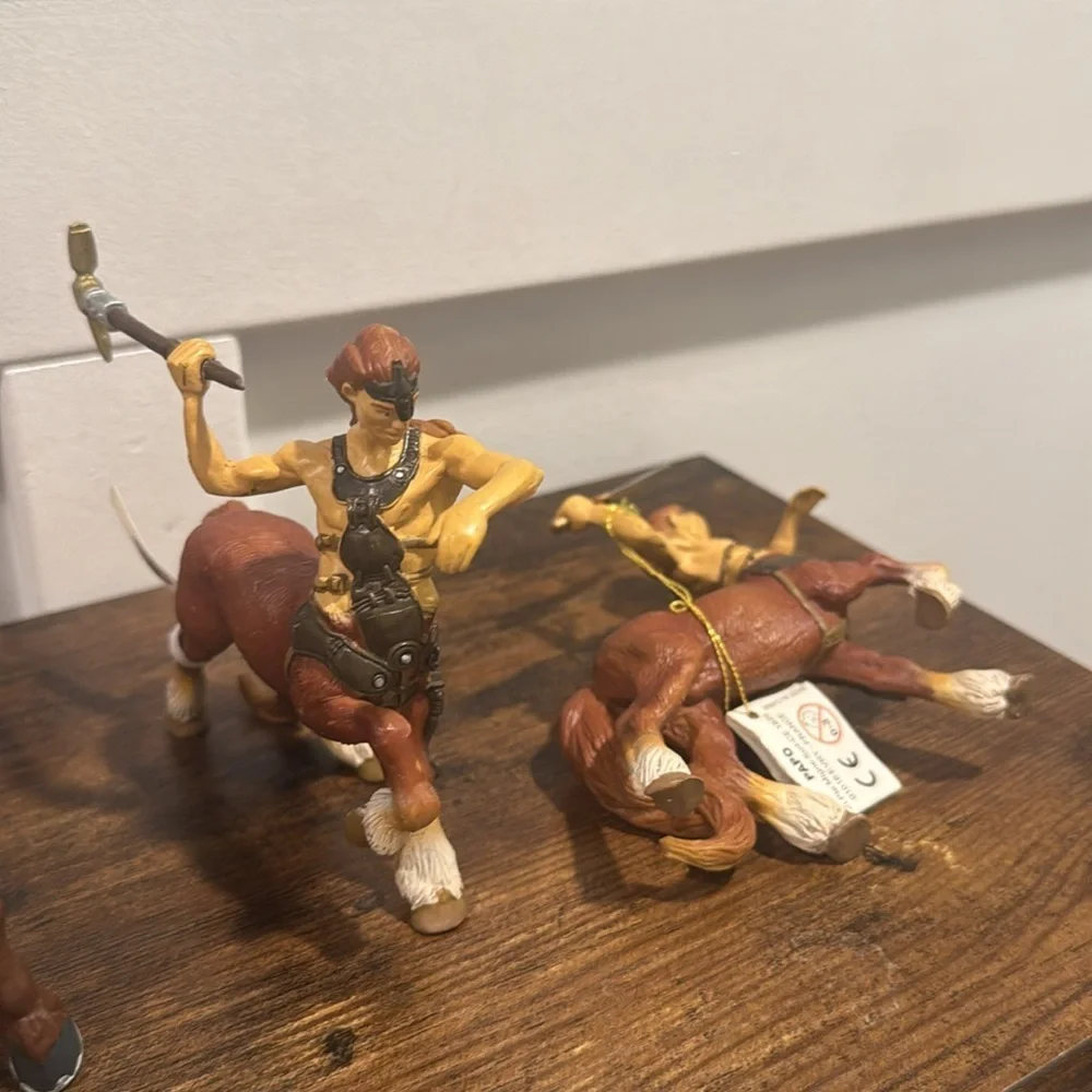 4 Papo horse figures from 2007